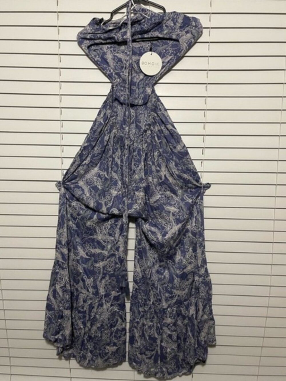 Boho Me Stunning Cutout Halter Jumpsuit - Picture 4 of 5